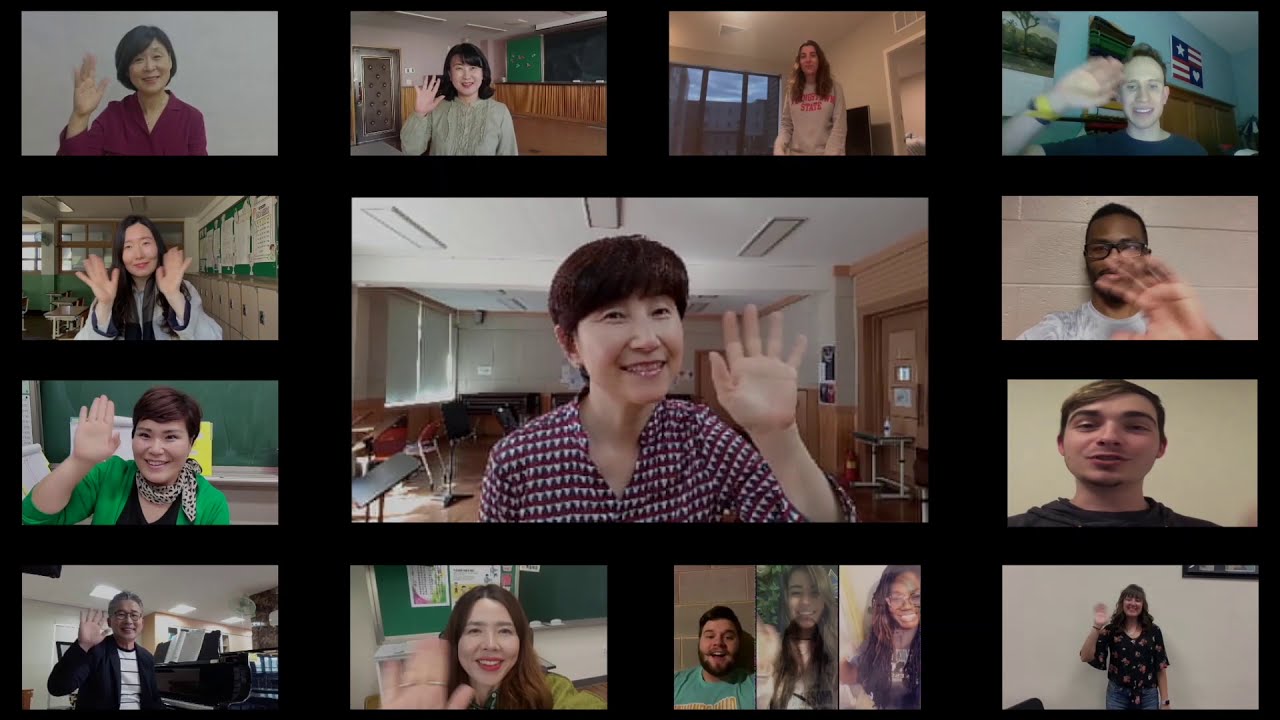 You Do Not Walk Alone (Elaine Hagenberg) -Virtual Choir by Dana Chorale & Busan Teacher's Choir