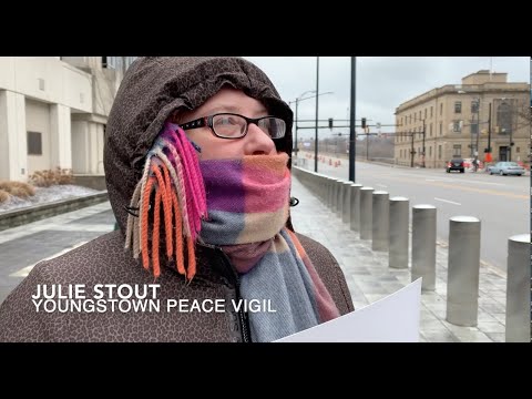 War in Ukraine: Youngstown Peace Vigil organizes, holds first rally downtown.