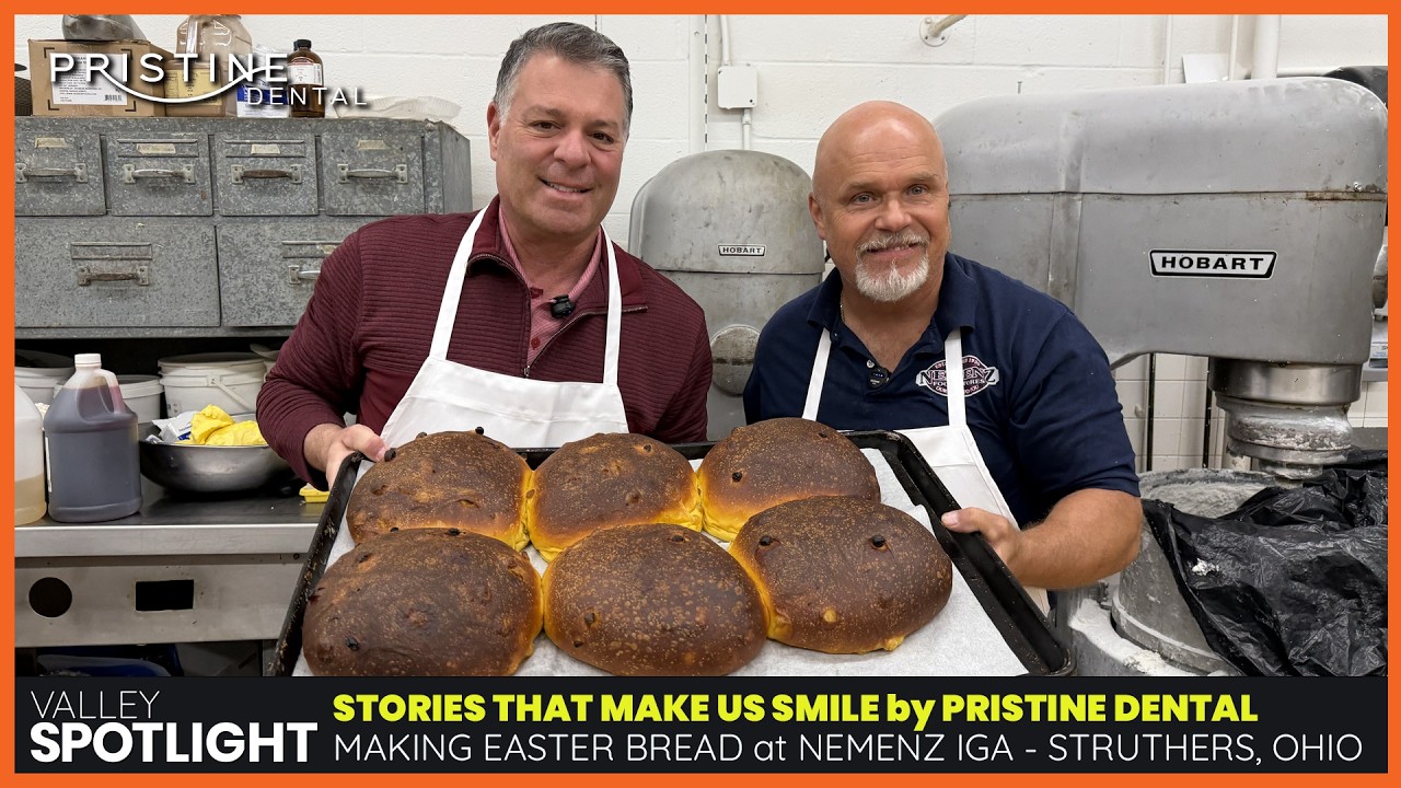 Baking Easter Bread at Nemenz IGA - Struthers, Ohio
