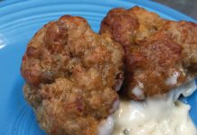 Helga’s Playhouse Hot Sausage Meatballs
