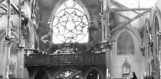 Fire devastates St. Columba Cathedral in 1954