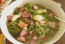 Green Beans, Pears and Bacon (Bohnen, Birnen und Speck)