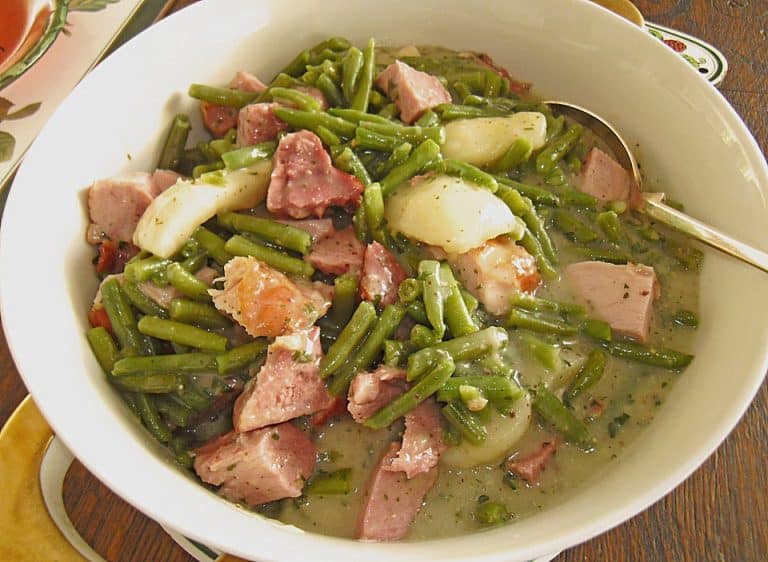 Green Beans, Pears and Bacon (Bohnen, Birnen und Speck)