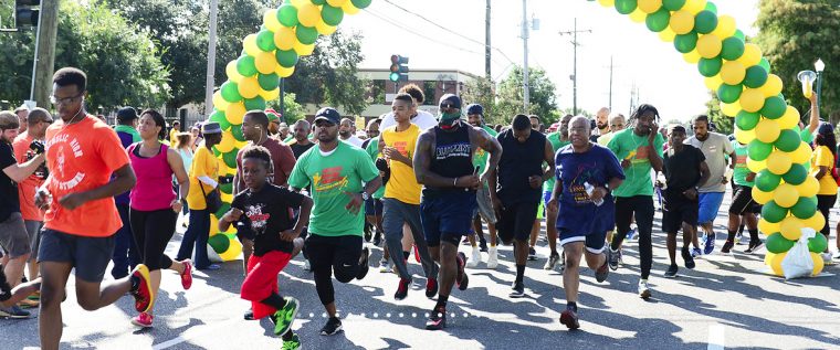 This is a picture of the The African American Male Wellness Walk. Health & Fitness | Youngstown, Ohio