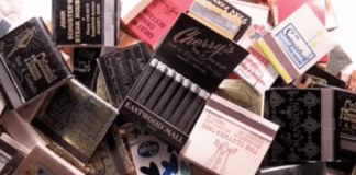 Classic matchbooks from Mahoning Valley restaurants