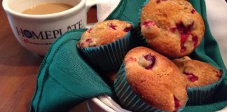 Cranberry Orange Muffins | These muffins are both sweet and tart and go well with coffee. Recipe contributed and prepared by Stacey Adger.