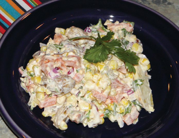 Corn and Fingerling Potato Salad