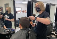 Le Jeane Academe offers free haircuts to Rescue Mission residents
