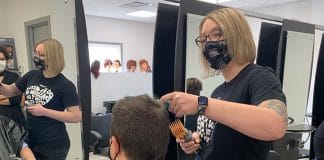 Le Jeane Academe offers free haircuts to Rescue Mission residents