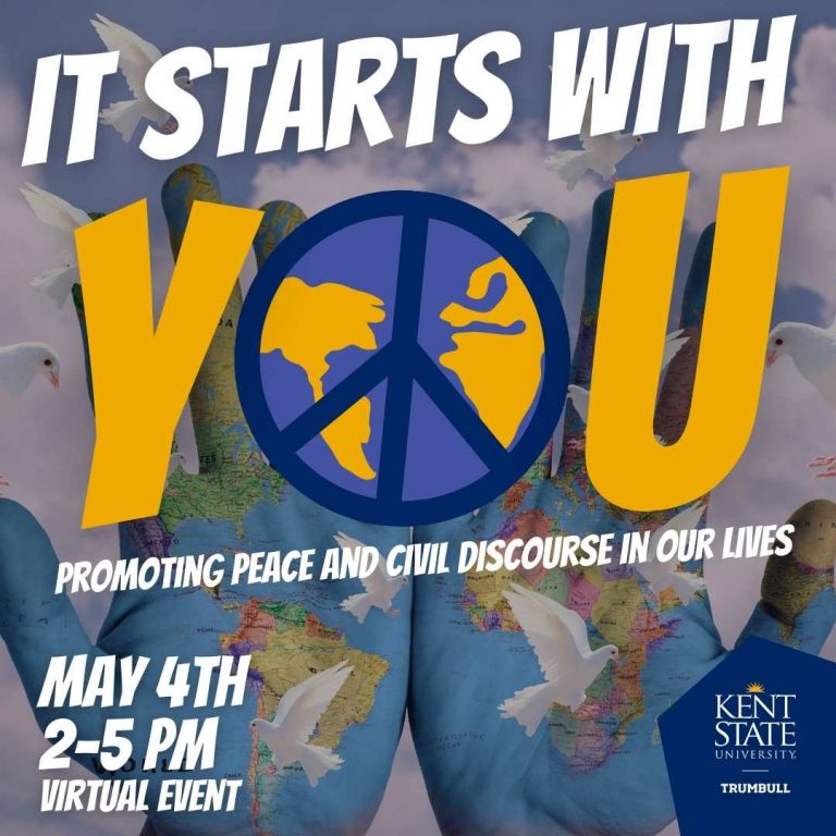 KSU Trumbull student organizes virtual May 4 peace panels