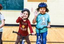 South Side Academy is seeking donations for its kindergarten biking program. Children could soon be riding bikes in their physical-education classes, but they need to raise the funds first.