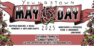 The fifth annual Youngstown May Day Festival returns this weekend with speakers, commemorations, music, food, vendors and art activities. The family-friendly event occurs noon-6 p.m. Saturday and Sunday at Calvin Center, 755 Mahoning Ave., Youngstown. Admission is free.