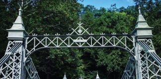 Youngstown Events | June 24-30, 2025 | Metro Monthly | Our guide covers the Youngstown-Warren area, Columbiana County and western Pennsylvania. The CycWard Bike Club hosts bike rides throughout summer. Participation is open to the community. Visit the group’s Facebook page for information. Image depicts cyclists at the silver suspension bridge at Mill Creek MetroParks. Image courtesy of CycWard Bike Club and Joe Parent. Photo by Kim Ruble.