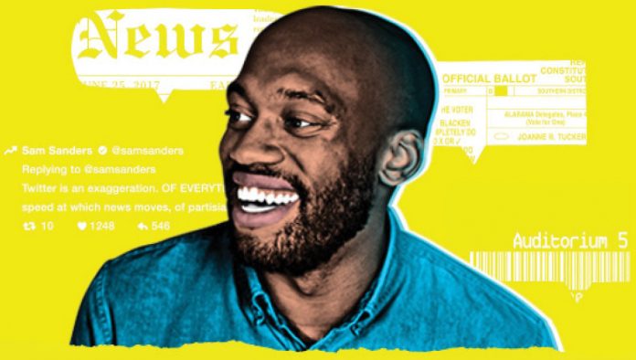 How to find, stream radio programs for Youngstown, Warren, Ohio. This picture depicts Sam Sanders, host of It’s Been a Minute. Sanders features thoughtful pop-culture conversations at 11 a.m. on Saturdays on WKSU (89.7 FM).