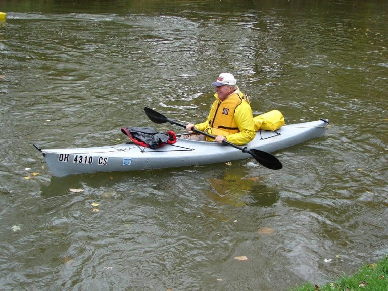 Trumbull Canoe Trails to mark 50th year during July 20 event. This file photo depicts a club member paddling on the Mahoning River.