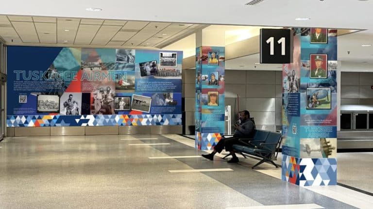 Cleveland Hopkins murals honor Tuskegee Airmen