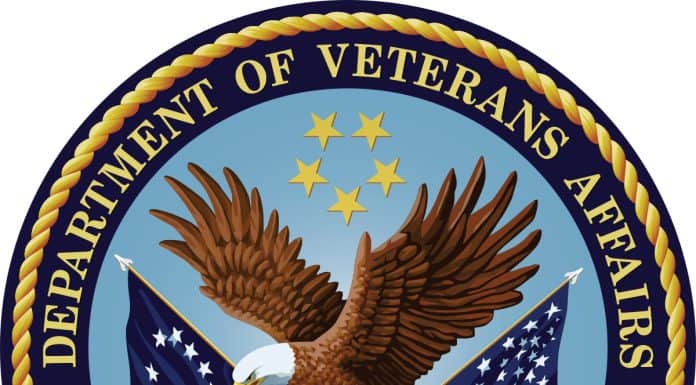 VA issues statement on services impacted by shutdown. This image depicts the logo for the Veterans Administration.