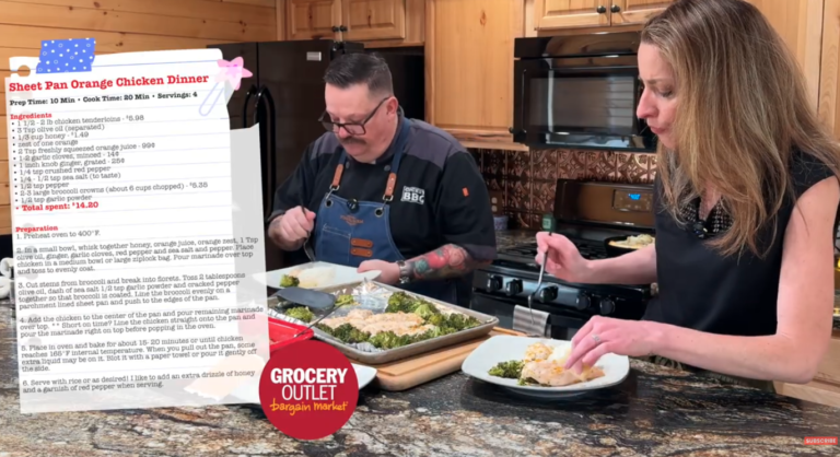 Chef Erik’s Sheet Pan Orange Chicken Dinner